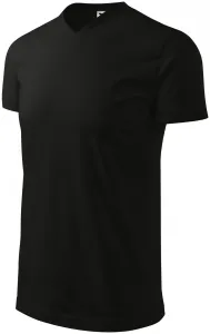 Tričko s krátkým rukávem, hrubší, černá #581590