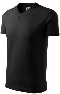 Tričko s krátkým rukávem, středně hrubé, černá, 2XL