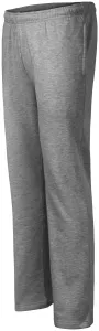MALFINI Pánské/dětské tepláky Comfort - Tmavě šedý melír | 146 cm (10 let)
