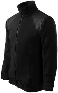 MALFINI Fleecová mikina Jacket Hi-Q - Černá | M