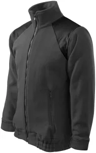 MALFINI Fleecová mikina Jacket Hi-Q - Ocelově šedá | XL