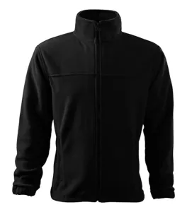 MALFINI Pánská fleecová mikina Jacket - Černá | XXXXL