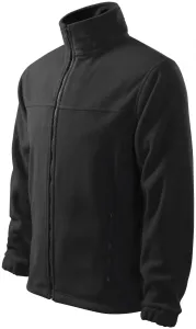 MALFINI Pánská fleecová mikina Jacket - Ebony gray | XXXXL