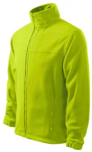 MALFINI Pánská fleecová mikina Jacket - Limetková | XL