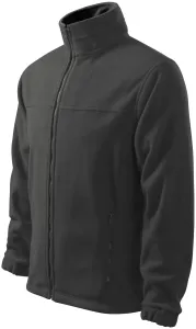 MALFINI Pánská fleecová mikina Jacket - Ocelově šedá | L