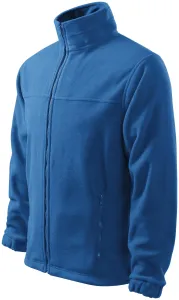 MALFINI Pánská fleecová mikina Jacket - Azurově modrá | XXXL