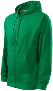 MALFINI Pánská mikina Trendy Zipper - Středně zelená | XXL