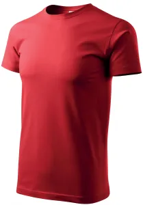 Pánské triko jednoduché, červená #3481763