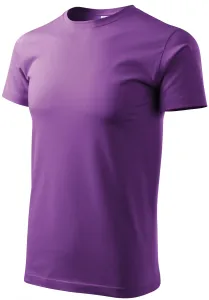 Pánské triko jednoduché, fialová #3481716