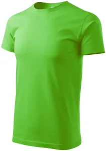 Pánské triko jednoduché, jablkově zelená #3481724