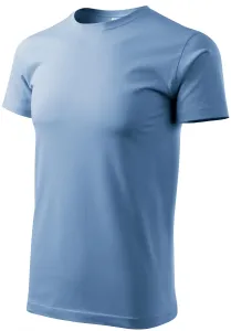 Pánské triko jednoduché, nebeská modrá #3481816