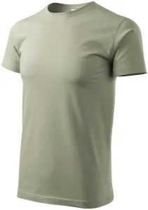 Pánské triko jednoduché, svetlá khaki #3481927