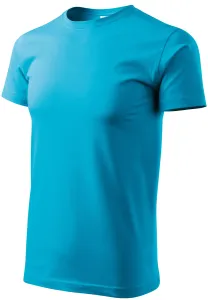 Pánské triko jednoduché, tyrkysová #3481802