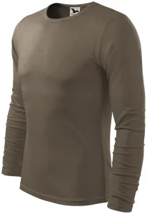 Pánské triko s dlouhým rukávem, army #3484501