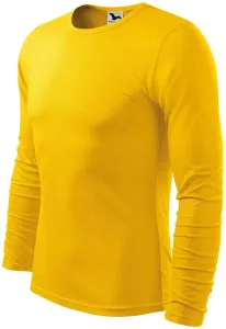 Pánské triko s dlouhým rukávem, žlutá #3484456