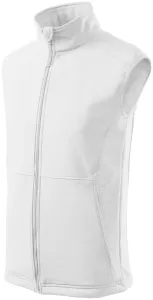 MALFINI Pánská softshellová vesta Vision - Bílá | XXXL