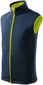 MALFINI Pánská softshellová vesta Vision - Námořní modrá | XXXL