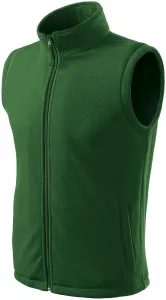 MALFINI Fleecová vesta Next - Lahvově zelená | L