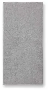 MALFINI Osuška bez bordury Terry Bath Towel - Světle šedá | 70 x 140 cm