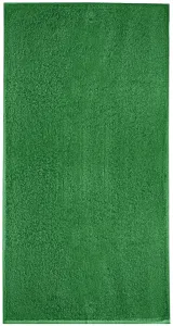 MALFINI Osuška bez bordury Terry Bath Towel - Středně zelená | 70 x 140 cm