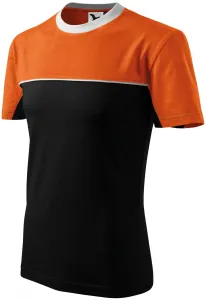 Tričko dvoubarevné, oranžová #3485287