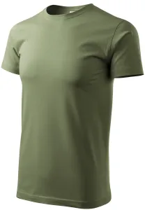 Tričko vyšší gramáže unisex, khaki