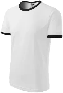 Unisex tričko kontrastní, bílá #3485535