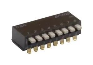 C&k Components Bpa03Sb Dip Switch, Spst, 3 Pos, 0.1A, 5Vdc, Smd