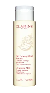 Clarins Odličovací mléko s hořcem pro smíšenou až mastnou pleť (Cleansing Milk With Gentian) 200 ml