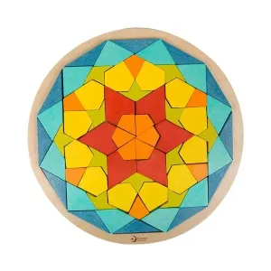 Rappa mozaika mandala dřevěná 68 ks