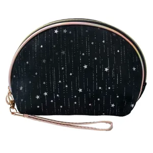 Černá dámská toaletní taška s hvězdičkami Stars - 22*8*14 cm JZTB0063Z