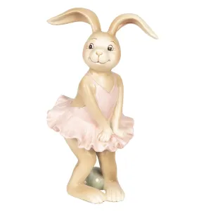 Dekorace králičí dívka v sukýnce - 7*7*13 cm 6PR2629