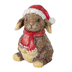 Dekorace vánočního králíka - 10*8*12 cm 6PR3494