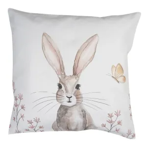 Povlak na polštář s velikonočním motivem králíka Rustic Easter Bunny - 40*40 cm REB21