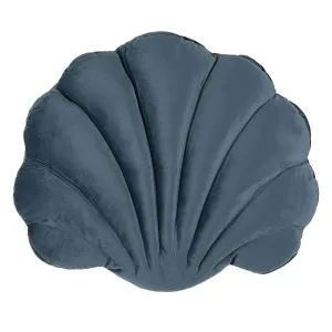 Tmavě modrý polštář ve tvaru mušle Frona - 38*48 cm KG033.007BL
