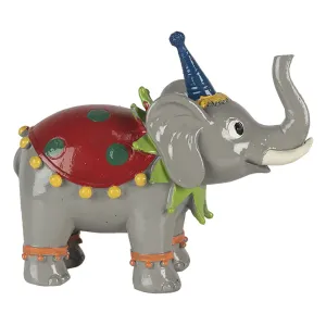 Dekorativní soška cirkusového slona - 13*6*11 cm 6PR4732