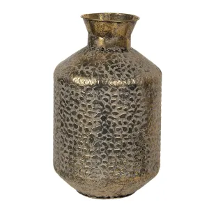 Zlatá kovová váza Marquite – Ø 26*46 cm 6Y3872