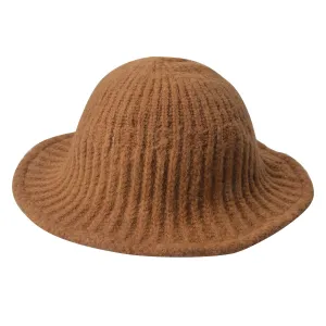 Hnědý zimní klobouk  JZCA0018BR
