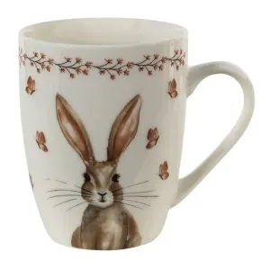Porcelánový hrnek Rustic Easter Bunny - 12*8*10 cm / 350 ml REBMU