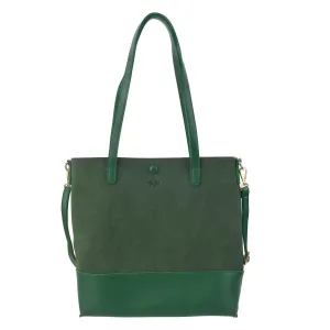 Zelená sametová kabelka do ruky - 28*30 cm MLBAG0353GR
