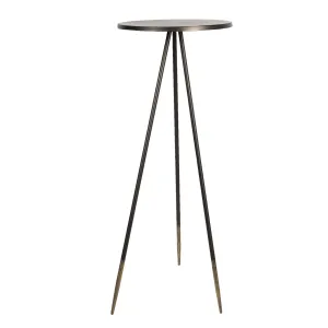 Černý odkládací stolek Robin - Ø 50*100 cm 5Y0831