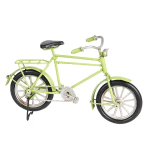 Kovový retro model jízdního kola v neonové barvě  - 16*5*10 cm 6Y3702GR
