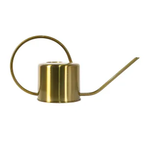 Zlatá kovová dekorativní konev -  38*13*20 cm  6Y4699