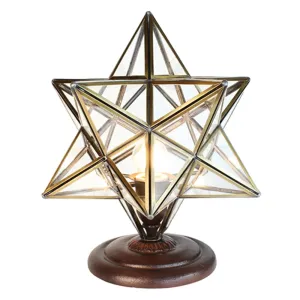 Stolní lampa ve tvaru hvězdy Star - 31*31*36 cm E27/max 1*40W 5LL-9340