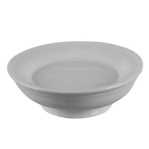Porcelánová kulatá miska na mýdlo - Ø 14*5 cm 64935