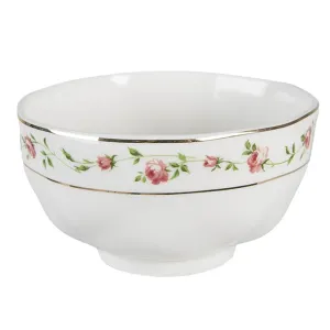 Porcelánová miska na polévku s růžičkami Cutty Rose - ∅ 11*6 cm / 300 ml CURBO