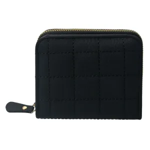 Malá černá peněženka se zipem - 11*10 cm JZWA0169Z