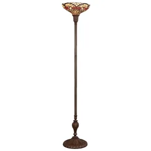 Stojací lampa Tiffany - Ø 35*180 cm / E27 / Max. 1x 60 Watt 5LL-5372