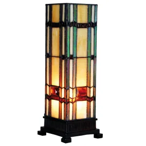 Stolní lampa Tiffany - 12.5*35 cm 1x E14 / Max 40W 5LL-9024