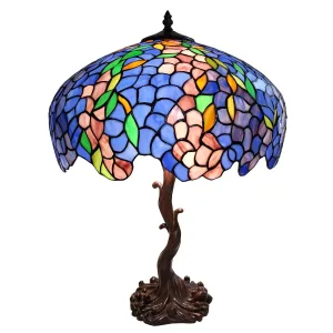 Stolní lampa Tiffany Arbre – Ø 43*61 cm E27/max 2*60W 5LL-6070